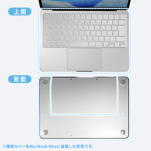 FA-NMACBN装着時の上面と底面のカバー範囲