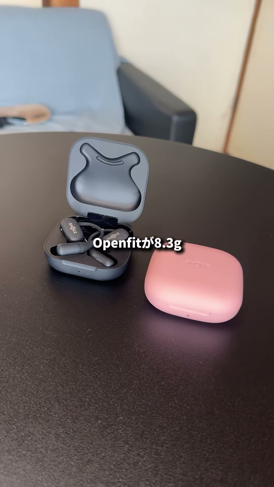 Shokz OpenFitのイヤホン本体