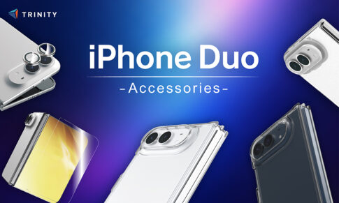 トリニティが発表したiPhone Duo用ケースなどの公式製品画像